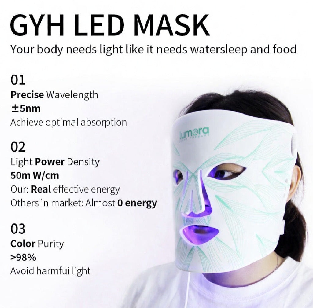 Lumora™ Glowsilk LED-maske